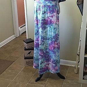 RUE21 Tie Dyed Maxi Skirt